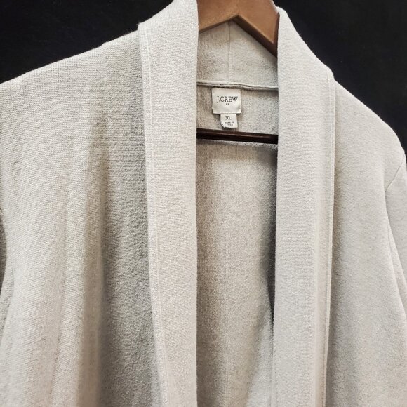 J Crew Womens Chelsea Sweater Blazer Size XL Gray Preppy Academia Clean Girl - Picture 2 of 10